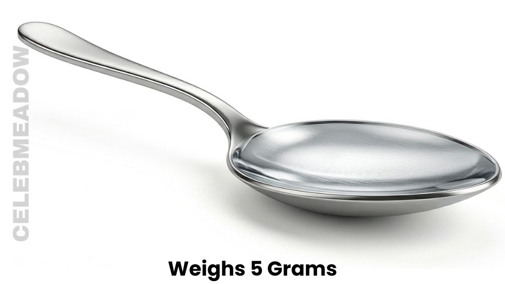 One Teaspoon of Water Weigh 5 Grams