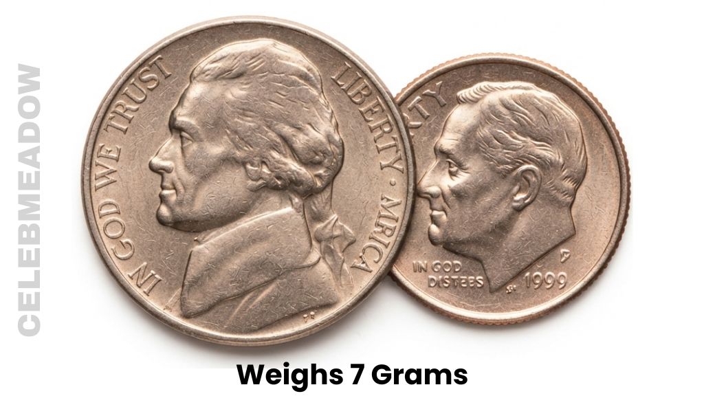 One U.S. Nickel and One U.S. Dime Together Weigh 7 Grams