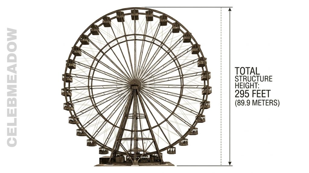 Original 1893 Ferris Wheel That Is About 2 Acres in Size
