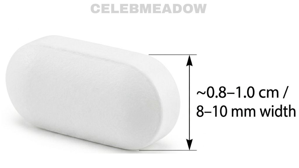 Paracetamol Caplet That Is 1 cm Long