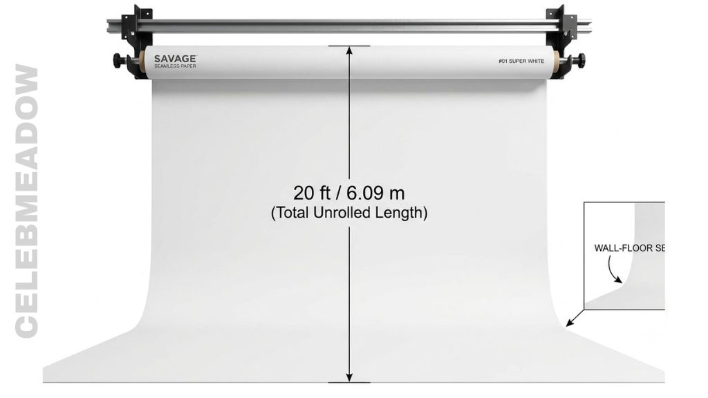 Professional Photography Studio Backdrop That Is 20 Feet Long