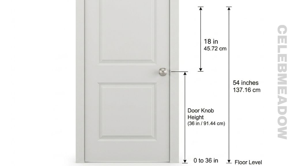 Residential Door Knob That Is 54 Inches Long
