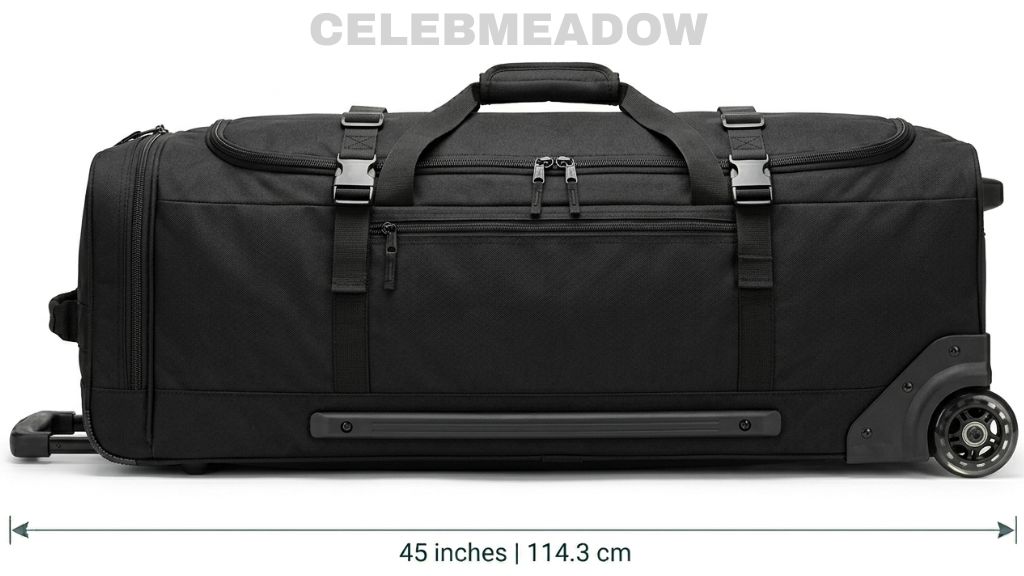 Rolling Duffel Bag (Checked Luggage Length) That Is 45 Inches Long