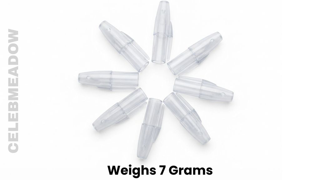 Seven Plastic Pen Caps Weigh 7 Grams