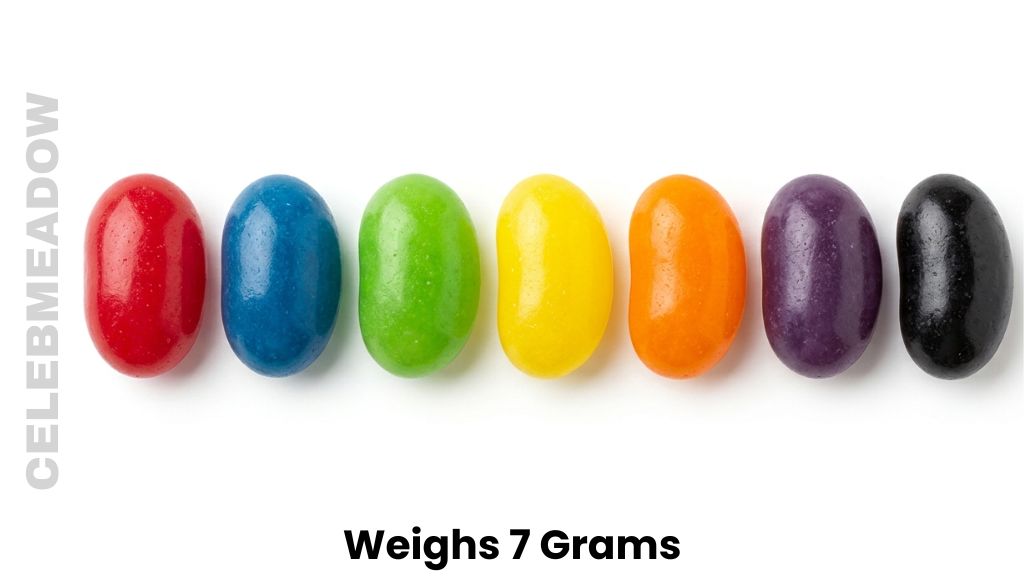 Seven Standard Jelly Beans Weighs 7 Grams