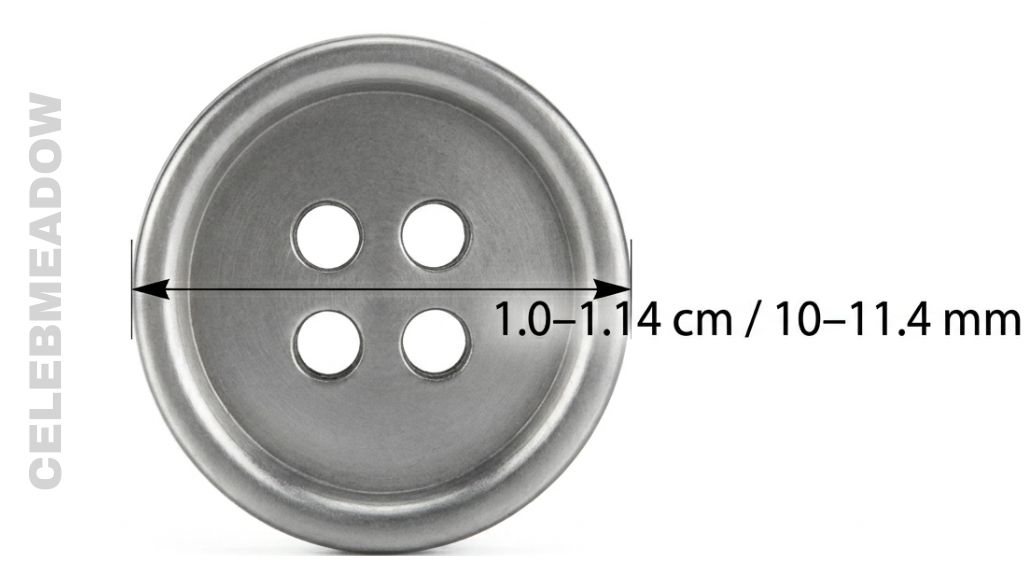 Shirt Button That Is 1 cm Long