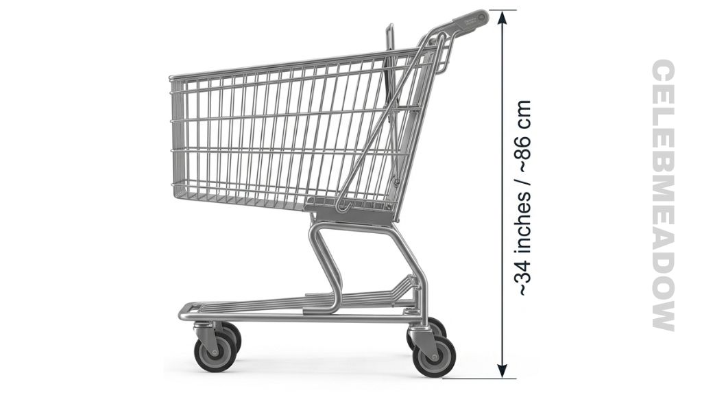 Shopping Cart Handle Height That Is 34 Inches Big