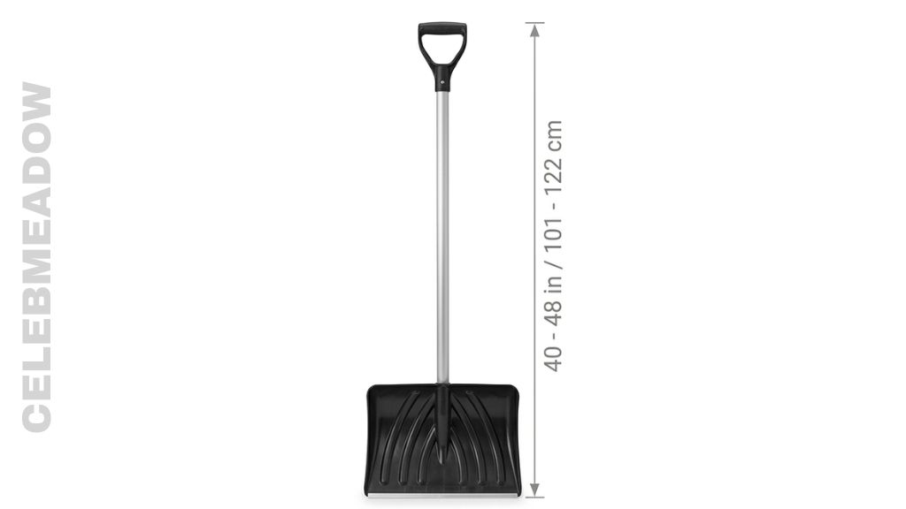 Snow Shovel Handle-to-Tip Length That Is 40 Inches Long