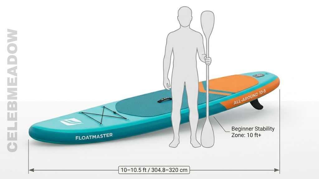 Stand-Up Paddleboard That Is 10 Feet Tall