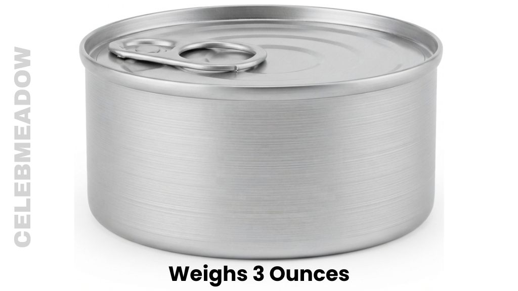 Standard 3 oz Can of Cat Food Weigh 3 Ounces
