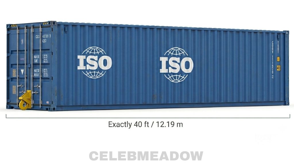 Standard 40-Foot Shipping Container That Is 40 Feet Tall