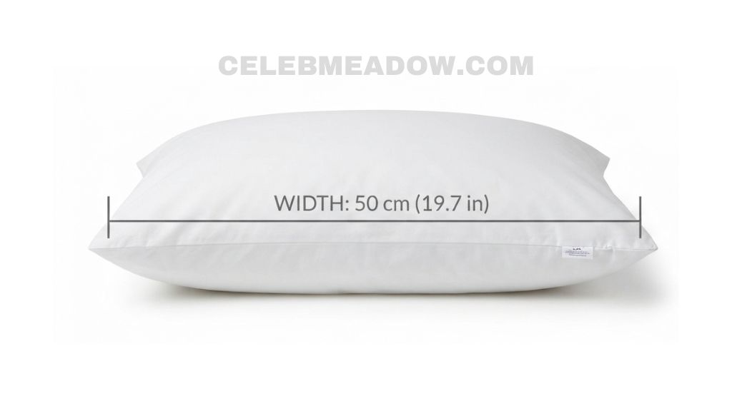 Standard Bed Pillow Width 50 cm big