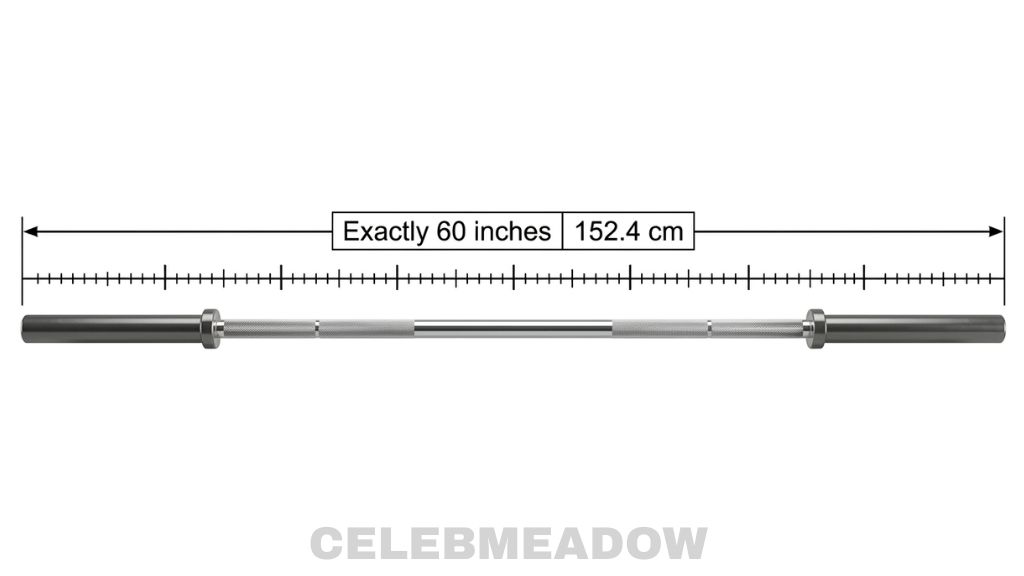 Standard Home Barbell That Is 60 Inches Tall