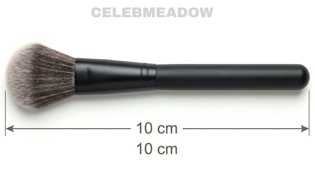 Standard Makeup Brush That Is 10 cm Long