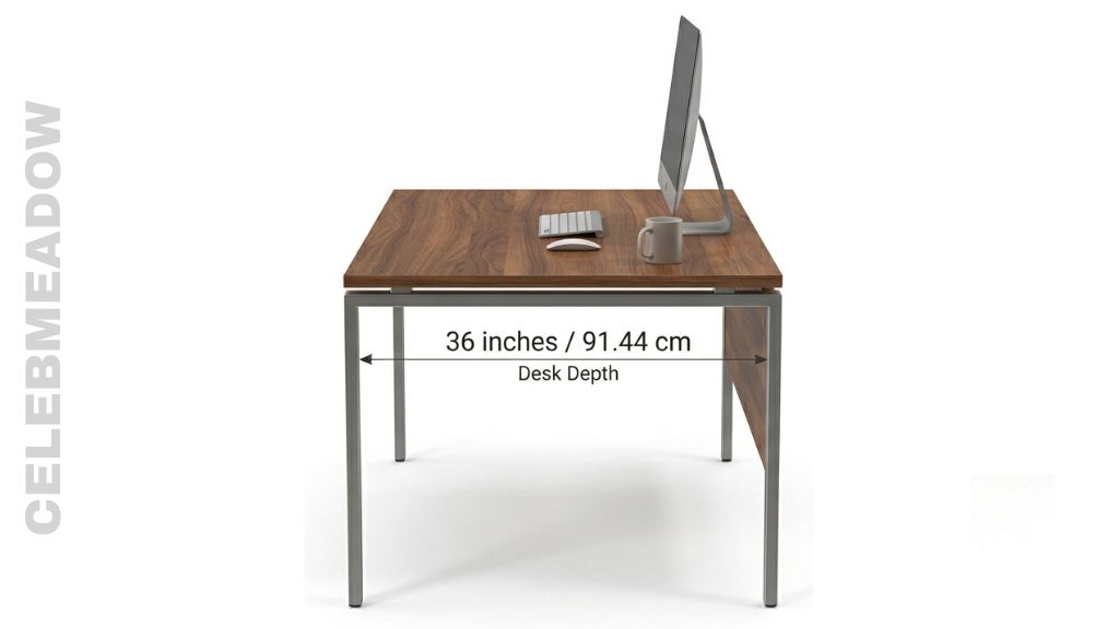 Standard Office Desk That is 3 Feet Tall