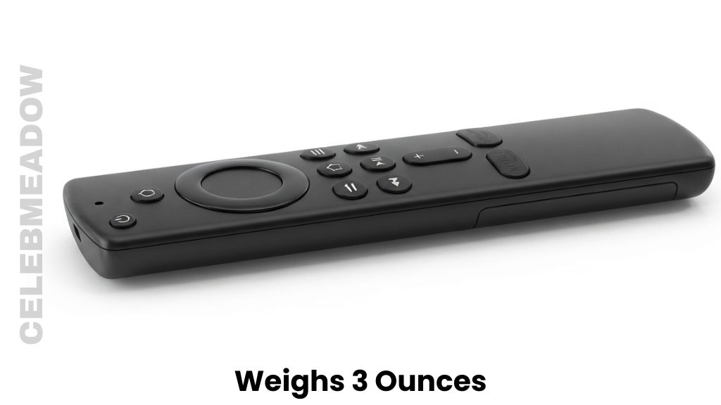 Standard TV Remote Control Weigh 3 Ounces