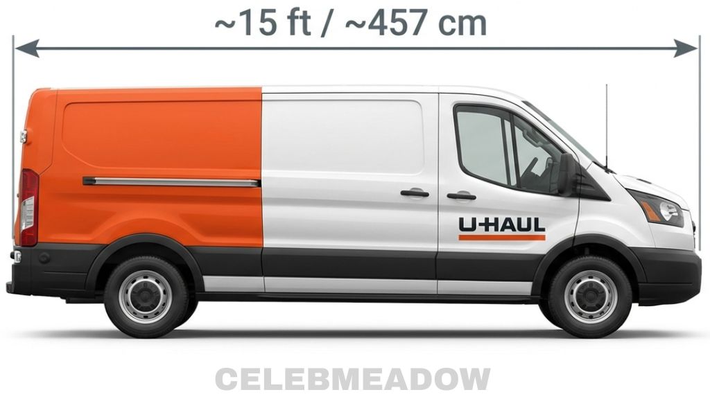 Standard U-Haul Cargo Van That Is 15 Feet Long