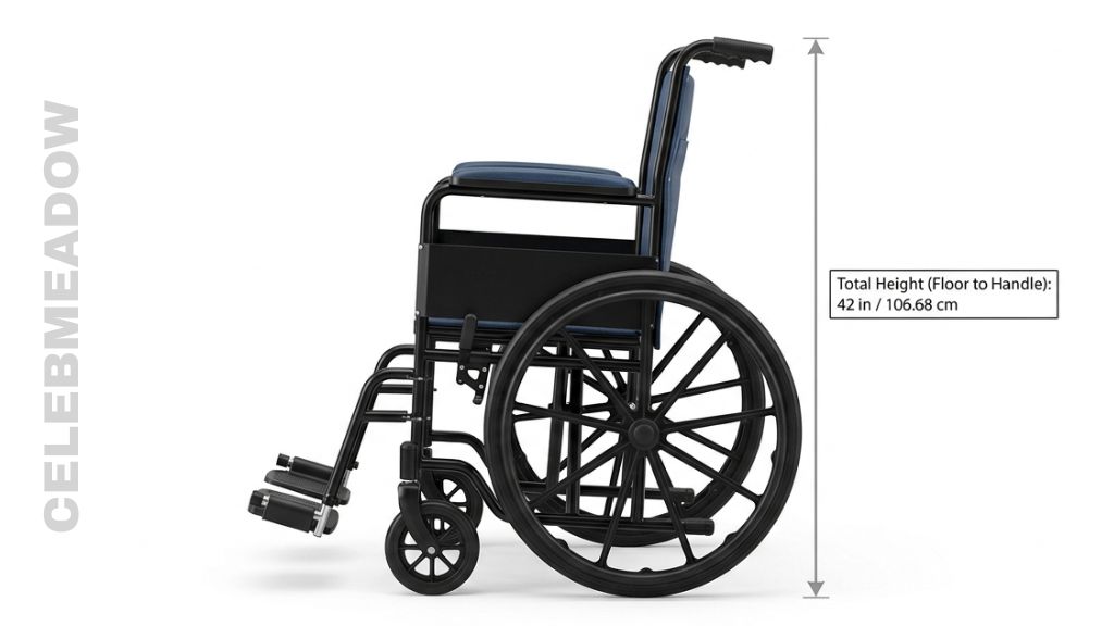 Standard Wheelchair (Height to Push Handle) That Is 42 Inches Long