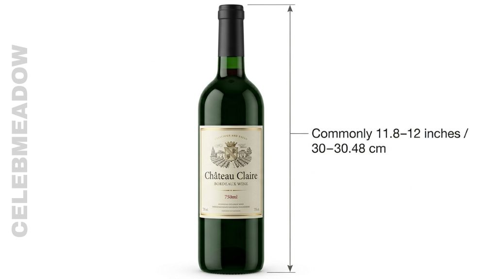 Standard Wine Bottle That Is 1 Foot Long