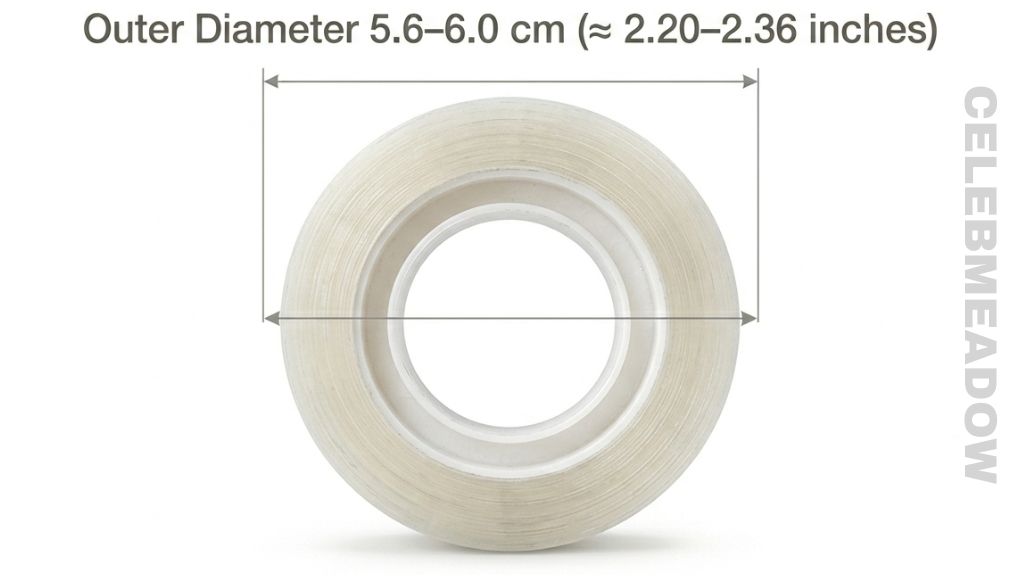 Sticky Tape Roll That Is 6 cm Long