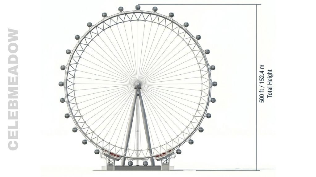 The London Eye That Is 500 Feet Long