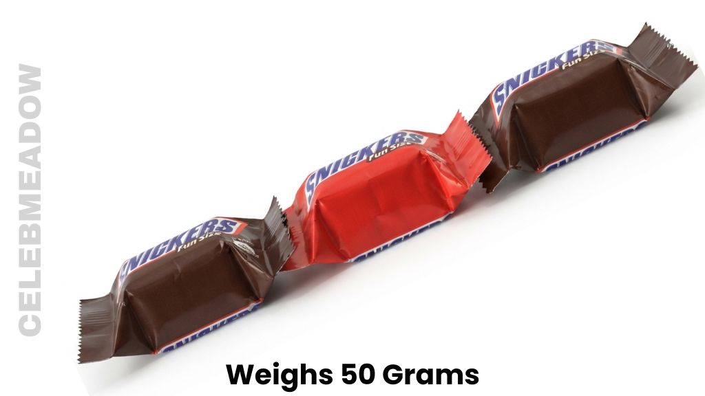 Three Snickers Fun Size Bars Weighs 50 Grams
