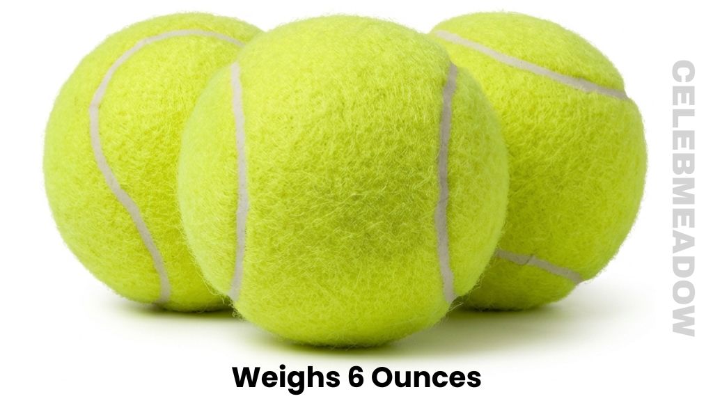Three Tennis Balls Weighs 6 Ounces