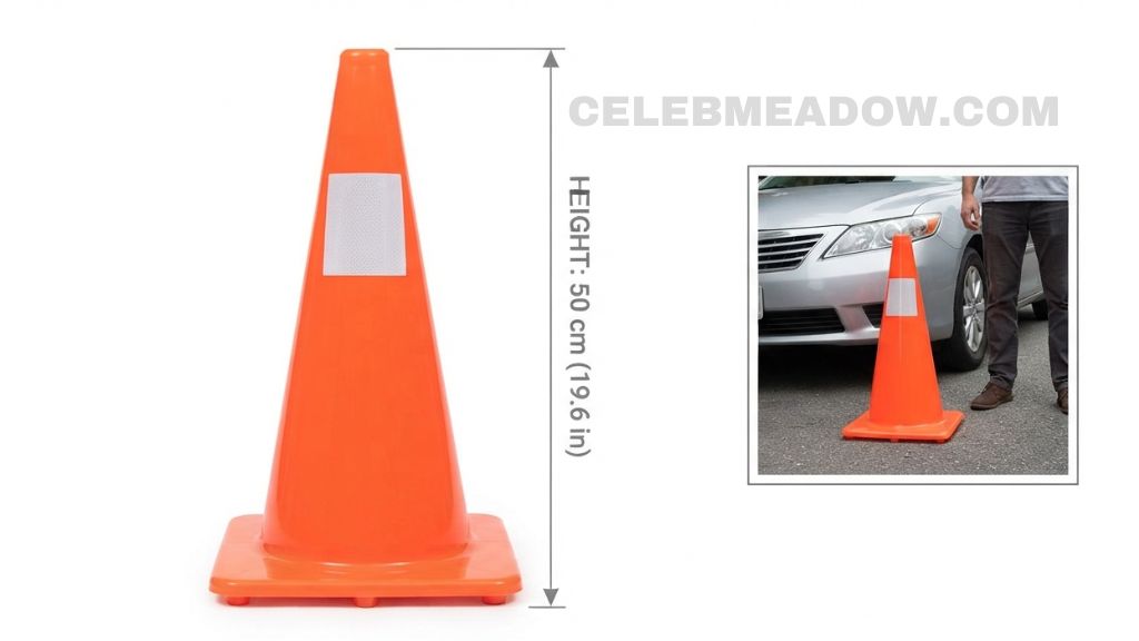Traffic Cone Height 50 cm big
