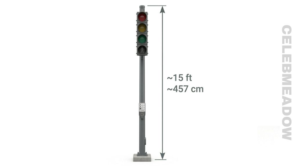 Traffic Light Pole That Is 15 Feet Tall