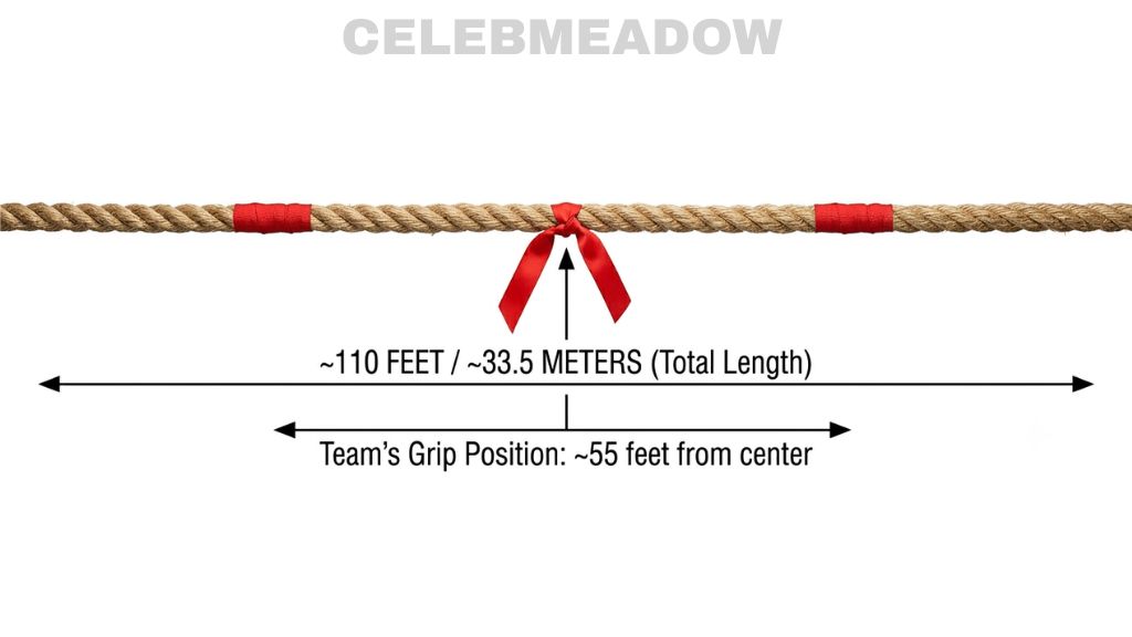 Tug-of-War Rope That Is 100 Feet Big