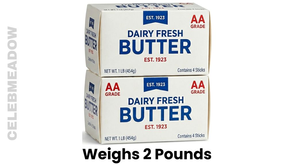 Two Boxes of Butter Weighs 2 Pounds