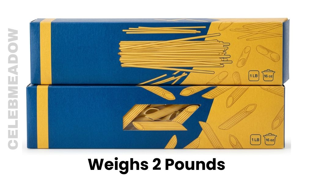 Two Boxes of Dry Pasta Weighs 2 Pounds