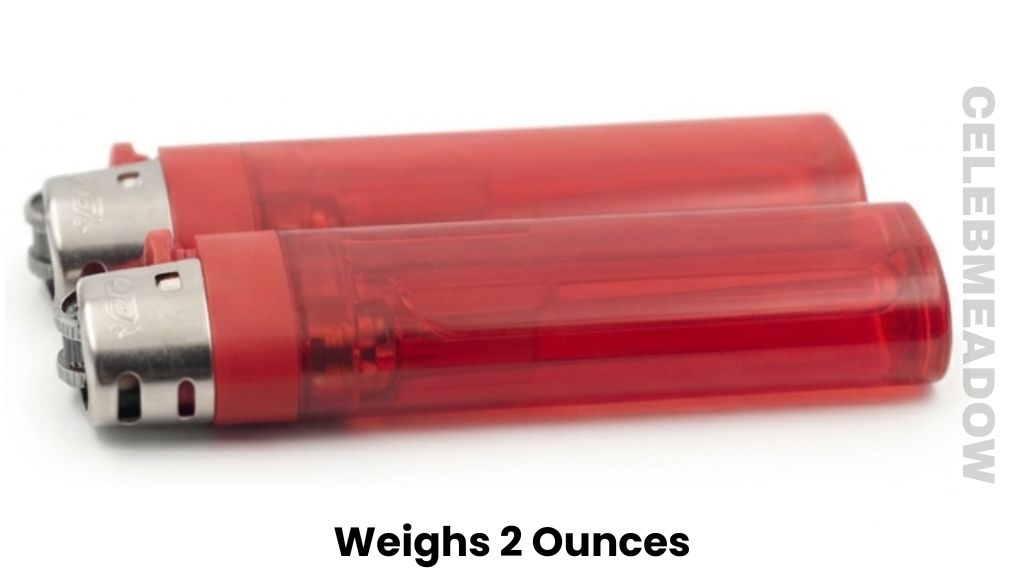 Two Full BIC Disposable Lighters Weighs 2 Ounces