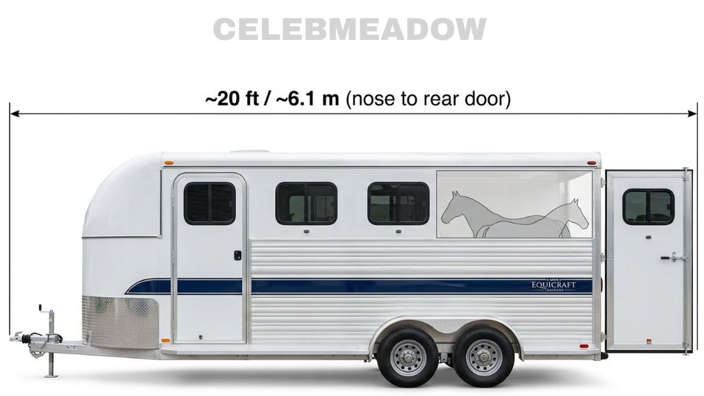 Two-Horse Trailer That Is 20 Feet Tall