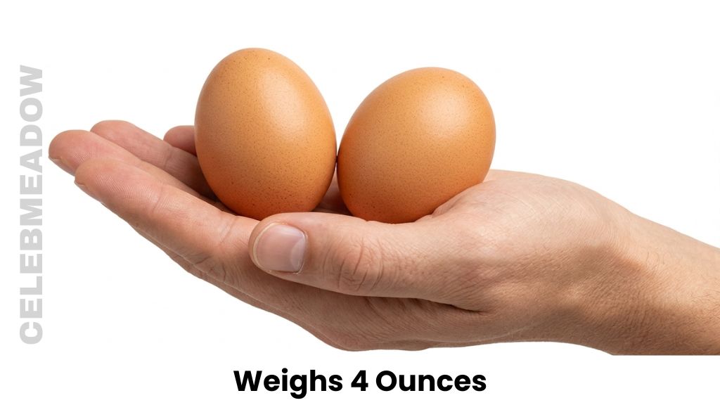 Two Large Chicken Eggs Weighs 4 Ounces
