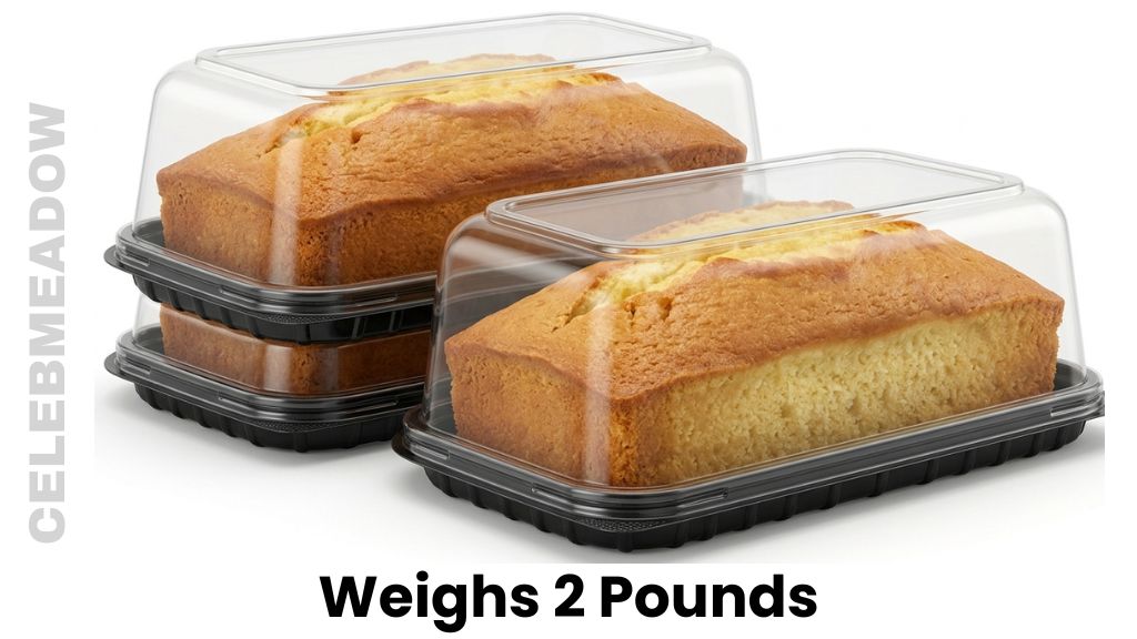 Two Small Store-Bought Loaf Cakes Weighs 2 Pounds