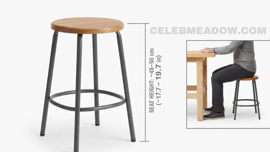 Under-Counter Stool 50 cm big