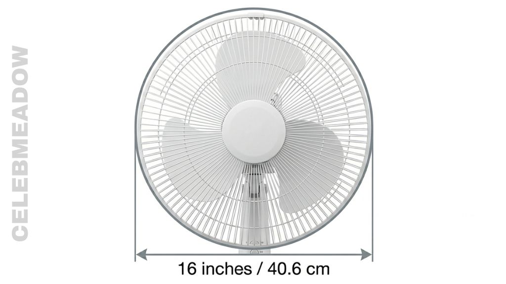 Upright Desk Fan 40 cm Big