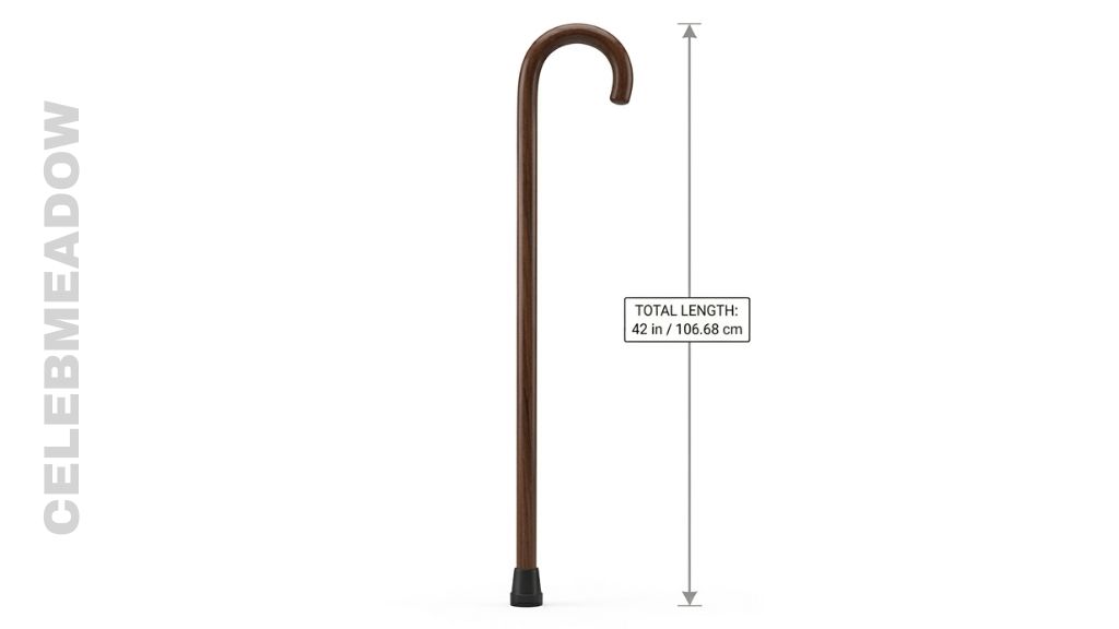 Walking Cane for a Tall Adult (Length) That Is 42 Inches Long