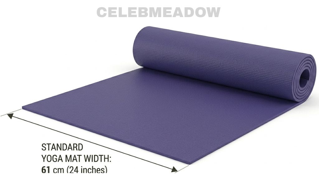 Width of a Yoga Mat 60 cm Long