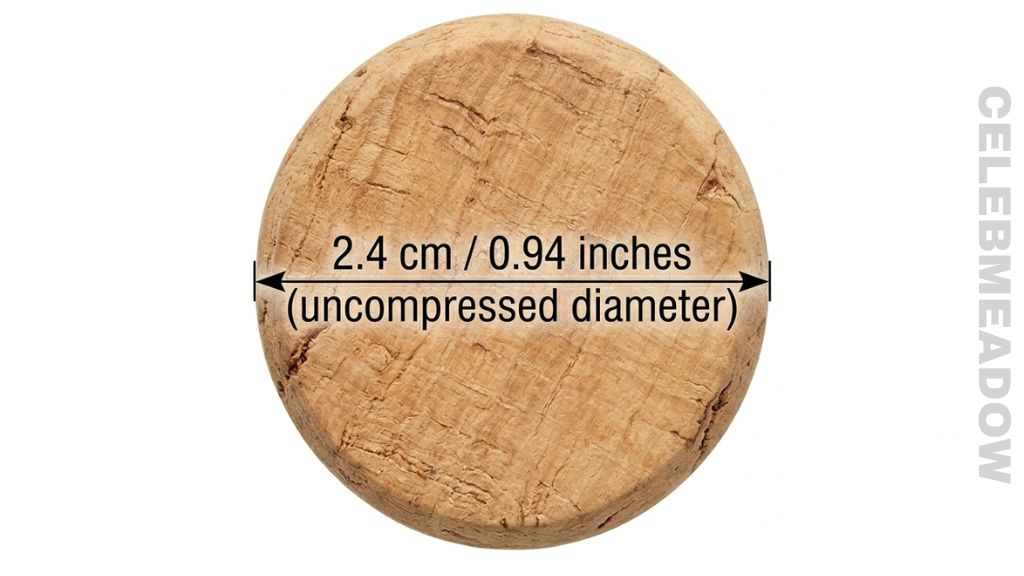 Wine Bottle Cork That Is 2 cm Long