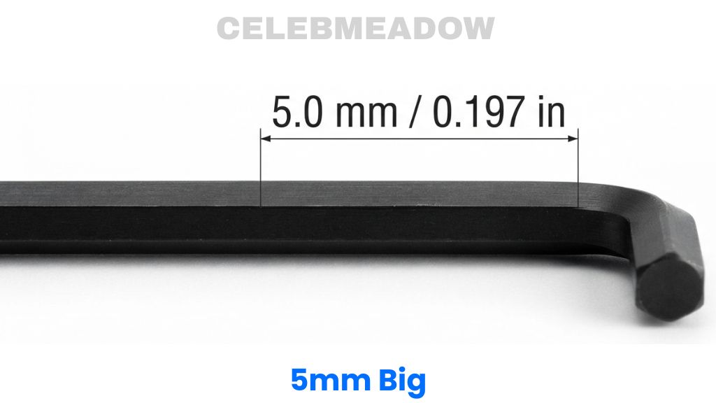 5mm Metric Hex Key That Is 5mm Big or Long