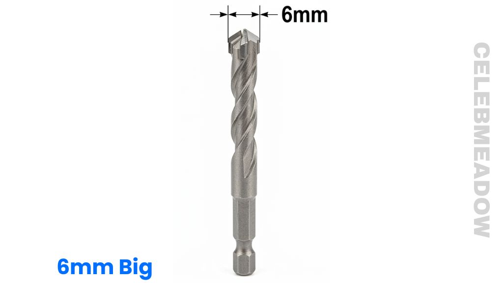 6mm Masonry Drill Bit That Is 6mm Big