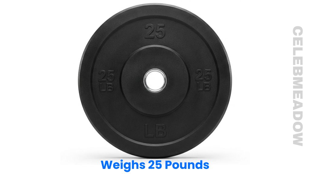 A 25-Pound Olympic Weight Plate Weigh 25 Pounds