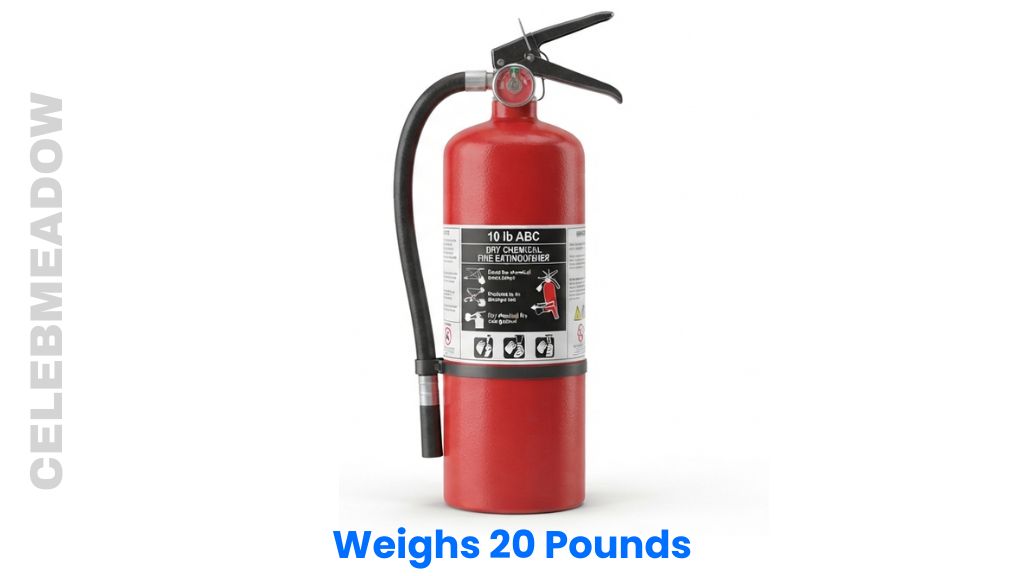 A Commercial Fire Extinguisher Weigh 20 Pounds