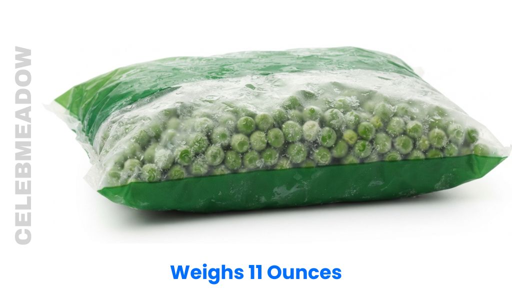 A Frozen 10 oz Bag of Peas Weigh 11 Ounces