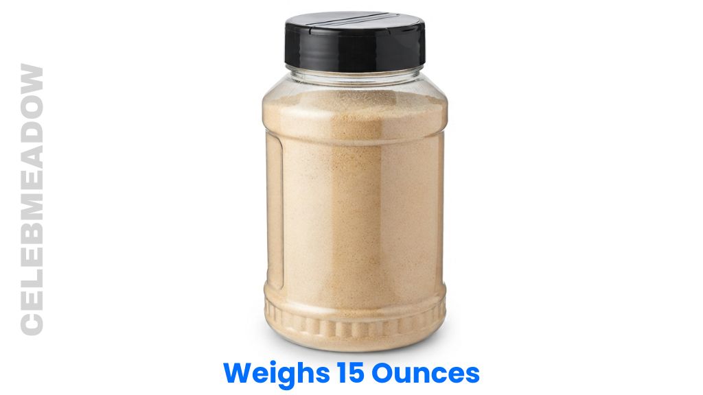 A Full Large Jar of Spice Weigh 15 Ounces