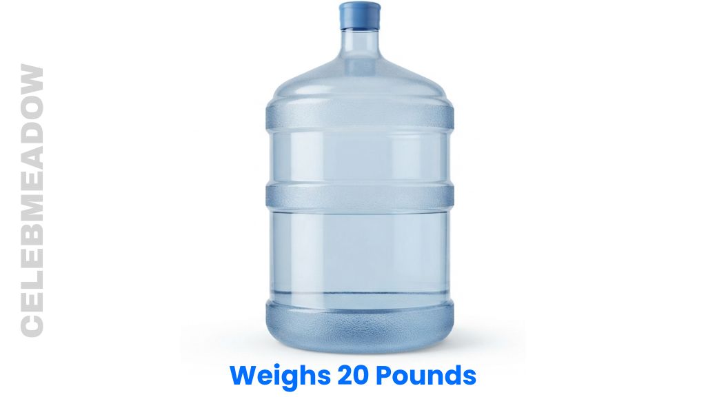 A Half-Full 5-Gallon Water Cooler Jug Weigh 20 Pounds