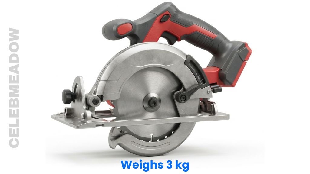 A Handheld Cordless Circular Saw Weigh 3 kg