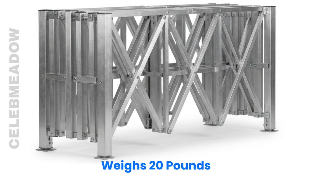 A Heavy-Duty Pop-Up Canopy Frame Weighs 20 Pounds